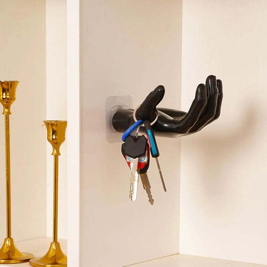 Hand Shape Decorative Resin Storage Hook - Image 1
