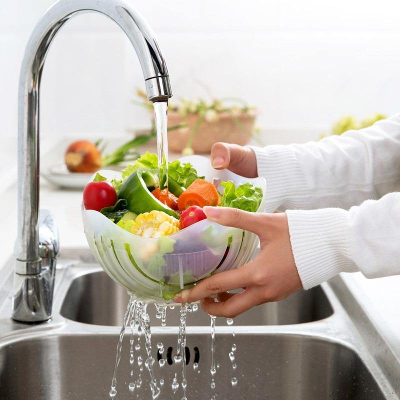 3in1 Vegetable Draining Cutter Basket - Image 2