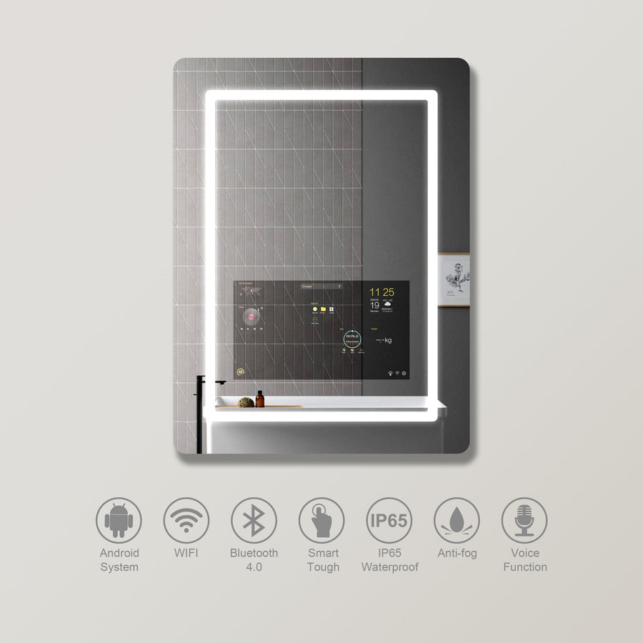 Smart Anti-Fog LED Wall Bathroom Mirror - Image 1