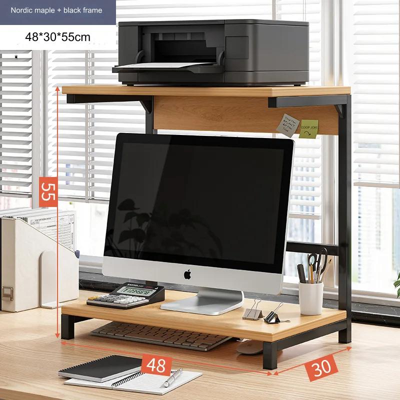 Office Hub Sleek Desk Organizer Monitor Stand - Image 6