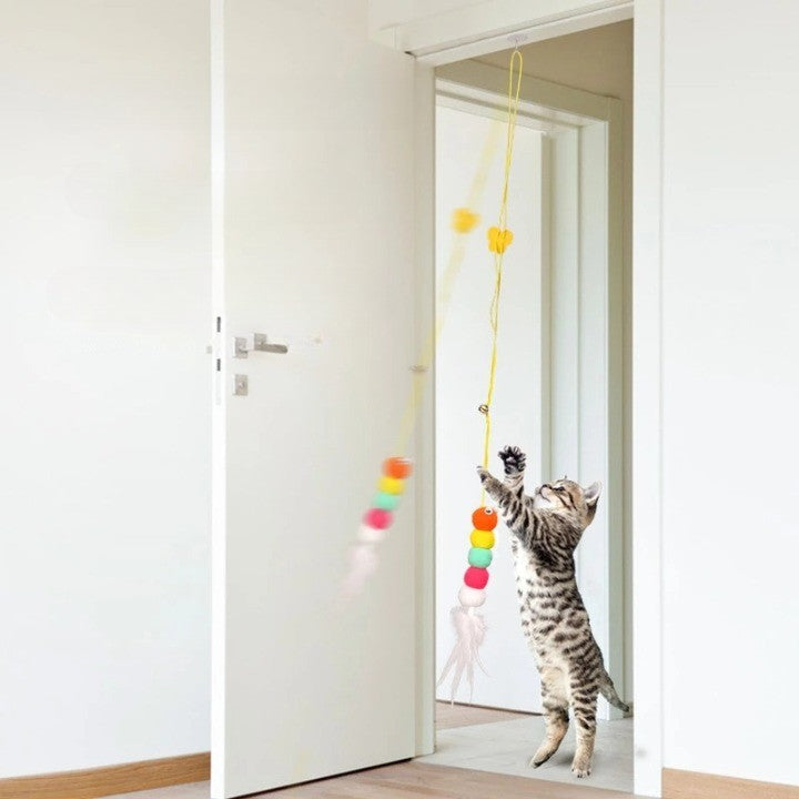 Hangable Interactive Cat Exercise Teaser Toy - Image 1