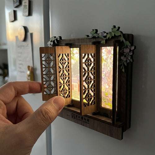 Storybook Window Glow Fridge Magnet