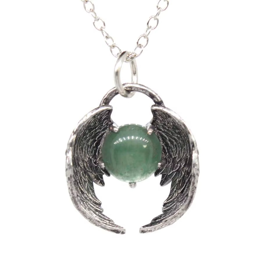 Creative Eagle Wings Feather Glowing Ball Necklace - Image 7