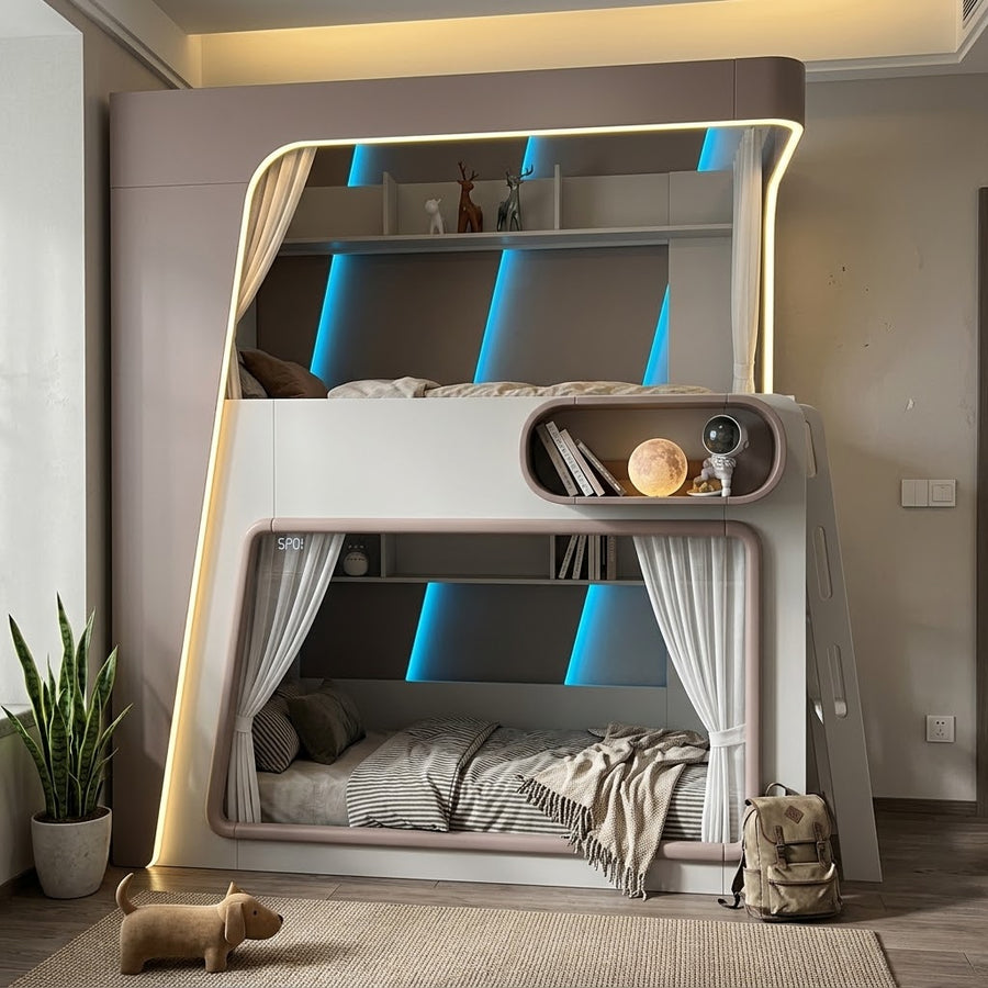 Space Capsule Futuristic Kids Creative Bunk Bed