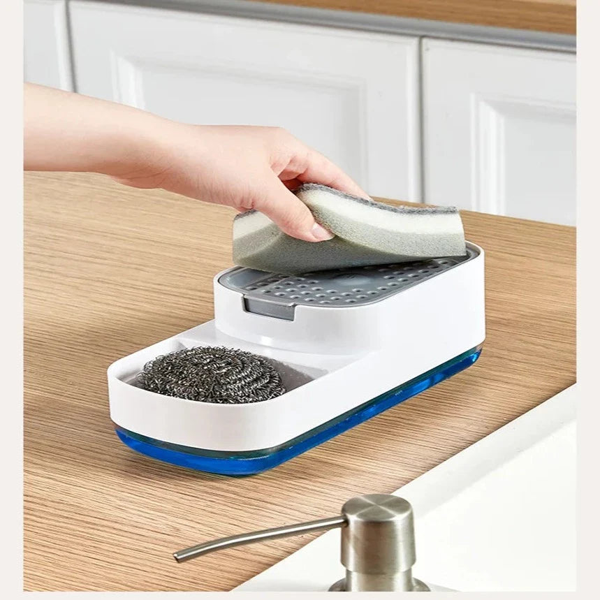 Sponge Rack Automatic Kitchen Soap Dispenser - Image 2