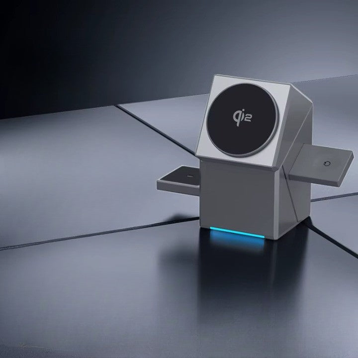 Power Hub Rotating Station 3in1 Wireless Charger - Image 0