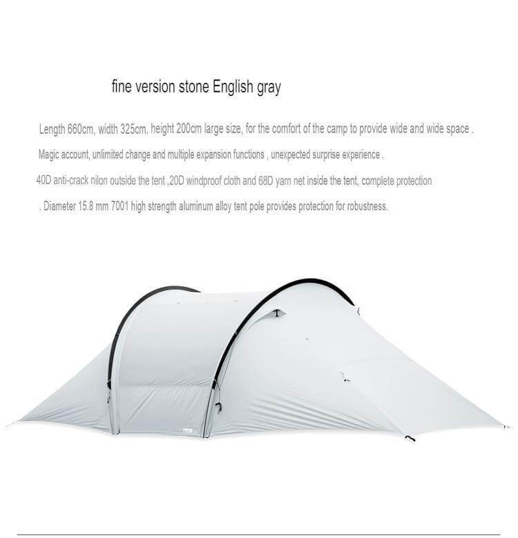 Creative Oversize Elegant Camping Tunnel Tent - Image 15