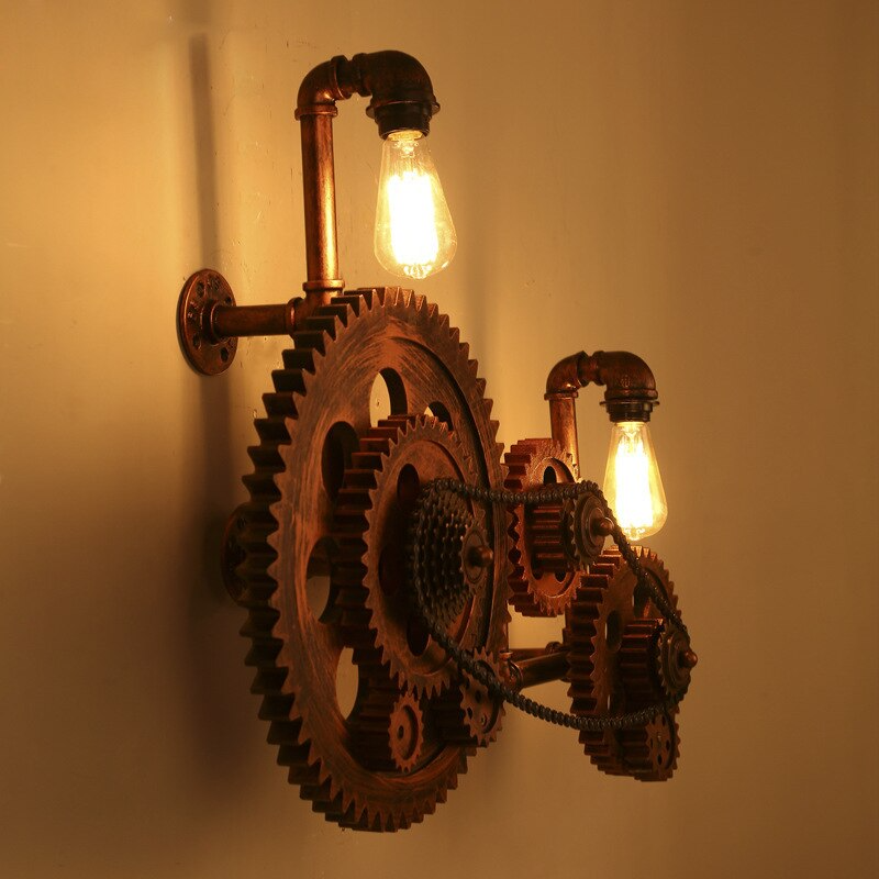 Loft Style Edison Wall Sconce Style Iron Water Lamp - Image 4