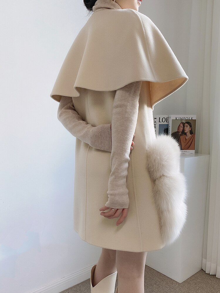 Faux Fur Sleeve Winter Sweater - Image 2