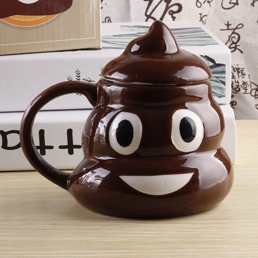 Poop Emoji Funny Mug - Image 1