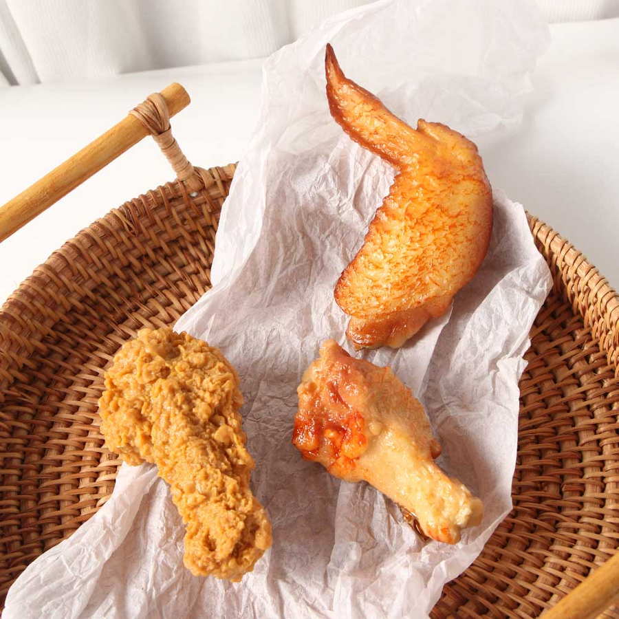 Realistic Fried Chicken Hair Clips - Image 0