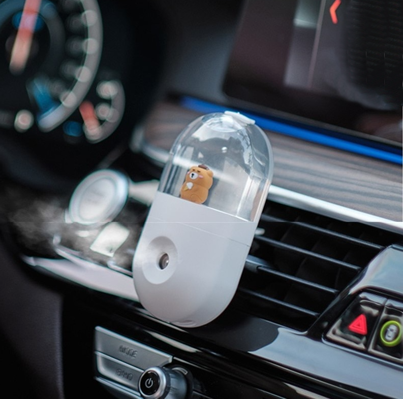 Mini Bear USB Ultra-Quiet Car Humidifier - Image 0