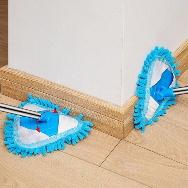 Rotatable Telescopic Stainless Steel Cleaning Mop - Image 3