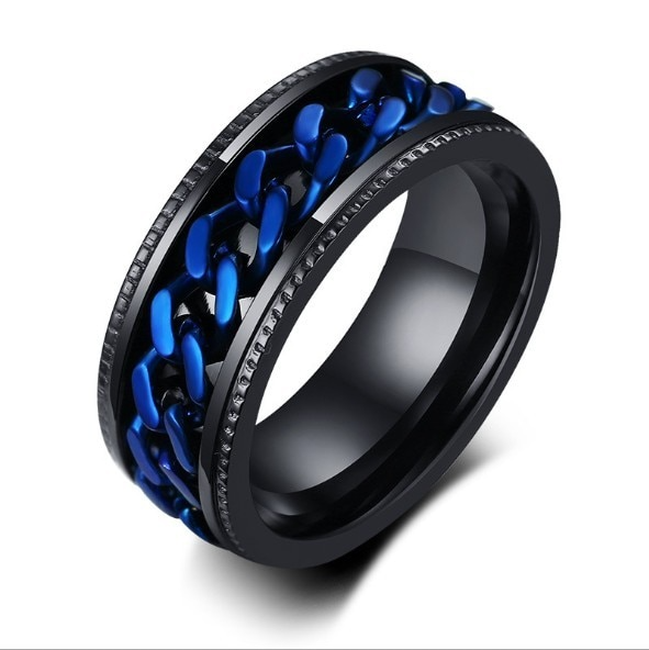 Cool Stainless Steel Rotating Ring - Image 6