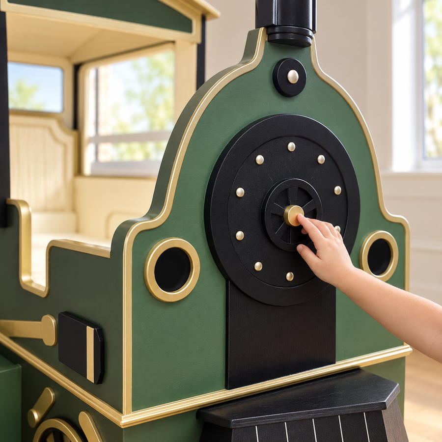 All Aboard Adventure Train Ride Kids Bed