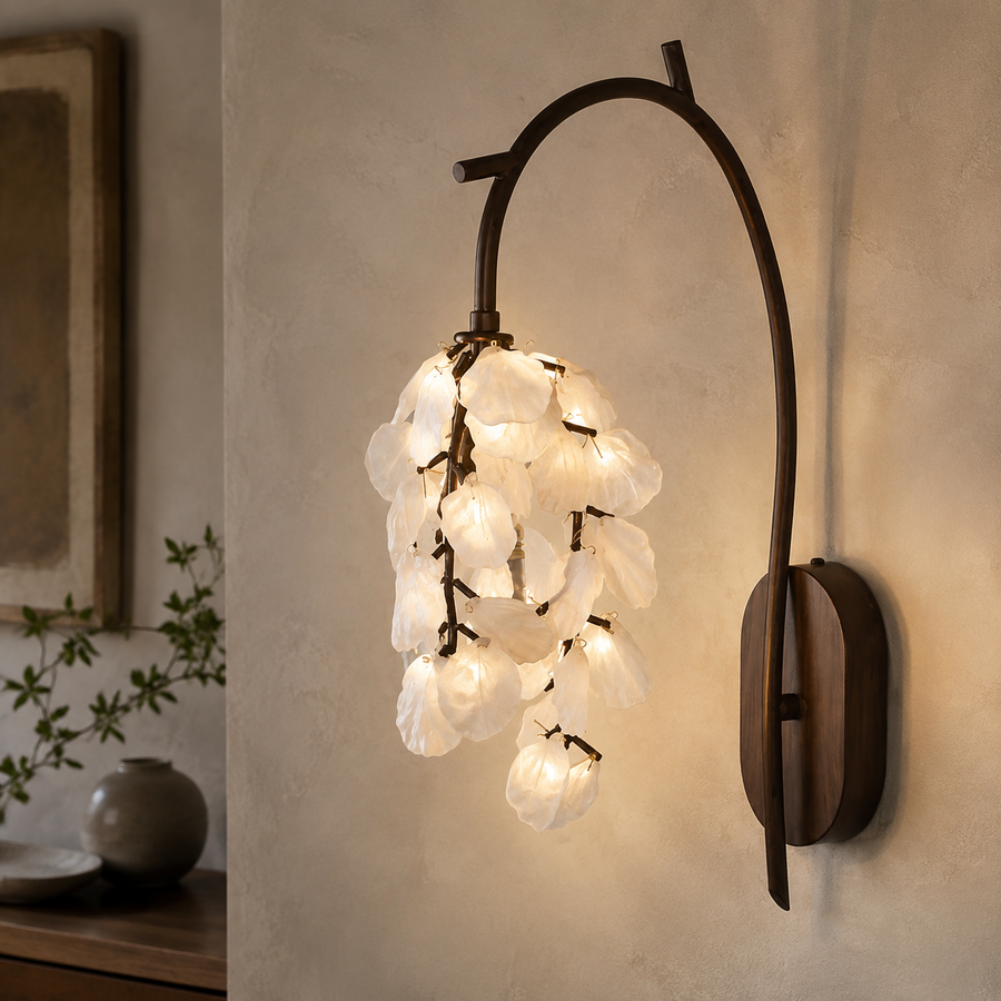 Whispering Petals Blossom Wall Lamp