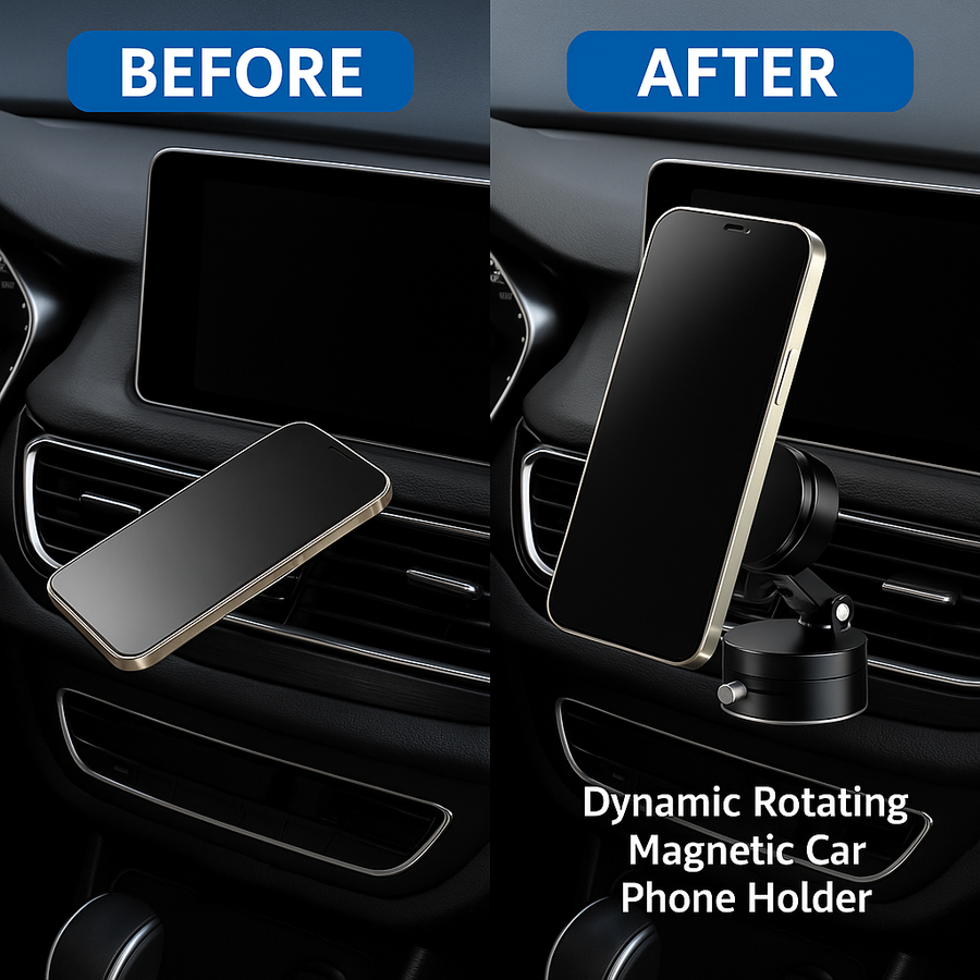 Dynamic Rotating Magnetic Car Phone Holder - Image 5