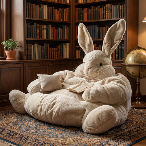 Cuddle Giant Plush Puppy Lounge Sofa - Image 0