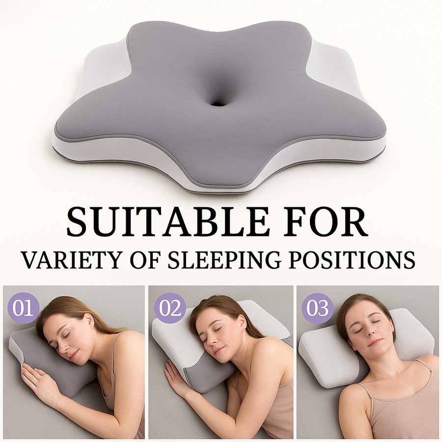 Butterfly Shaped Memory Foam Ergonomic Pillow - Image 3