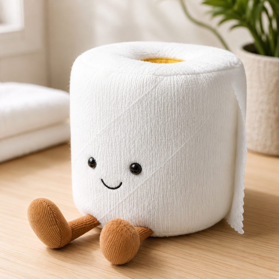 Potty Pal Toilet Paper Plush Pillow Doll