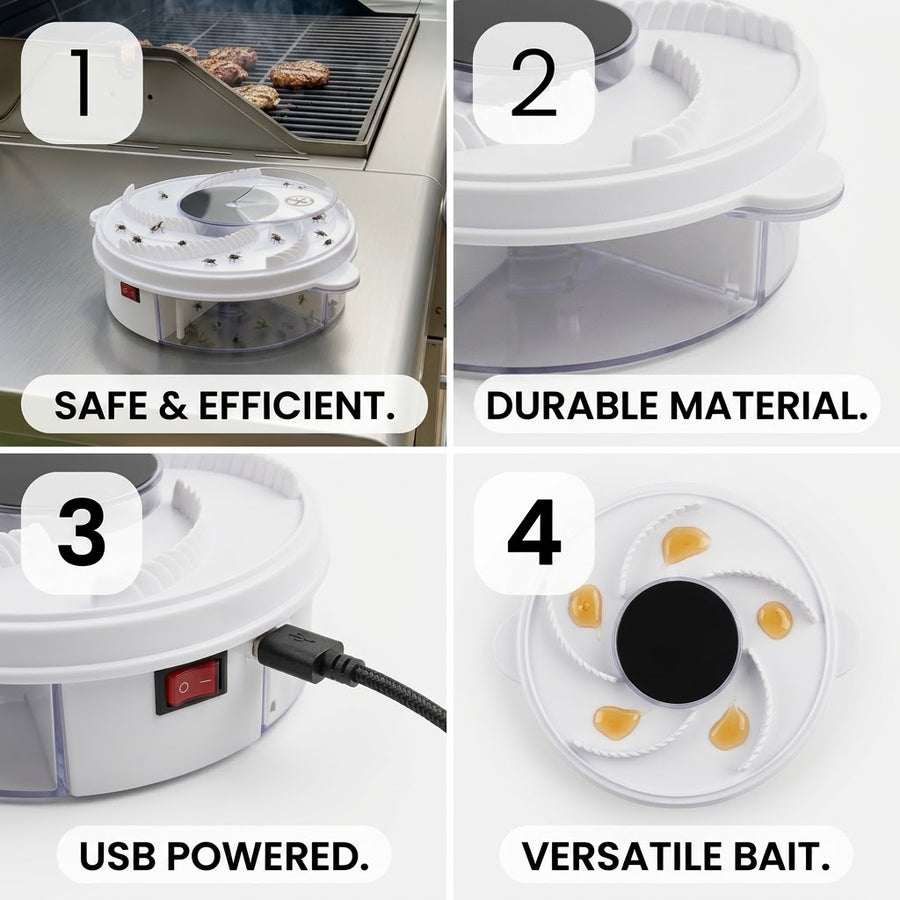 Automatic Rechargeable Insect Flycatcher