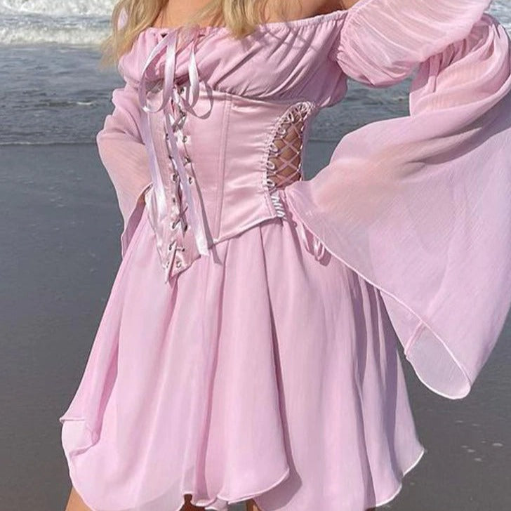 Off Shoulder Summer Dress - Image 1