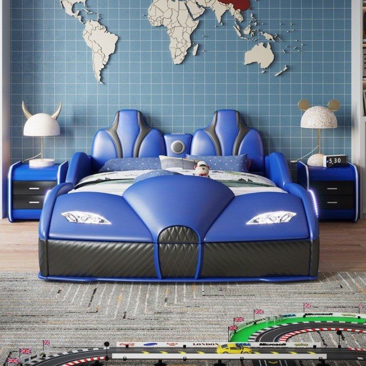 Rocket Ride Racing Style Futuristic Car Kids Bed - Image 1