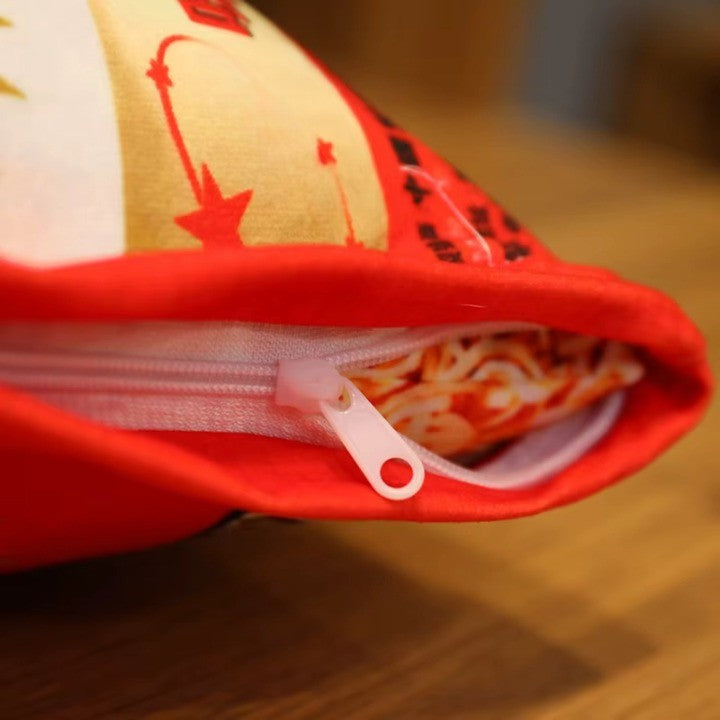 Comfort Food Noodle Snuggle Throw Blanket - Image 5