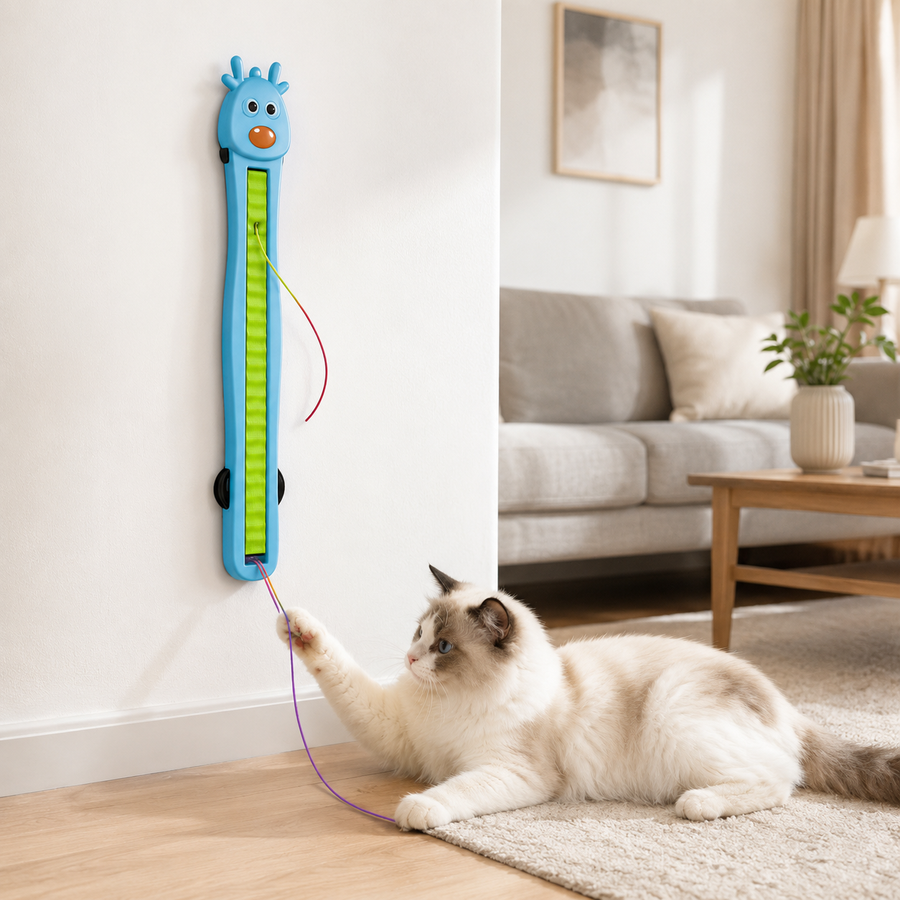 Skywire Wall-Mounted Flying Rope Cat Teaser Toy - Image 4
