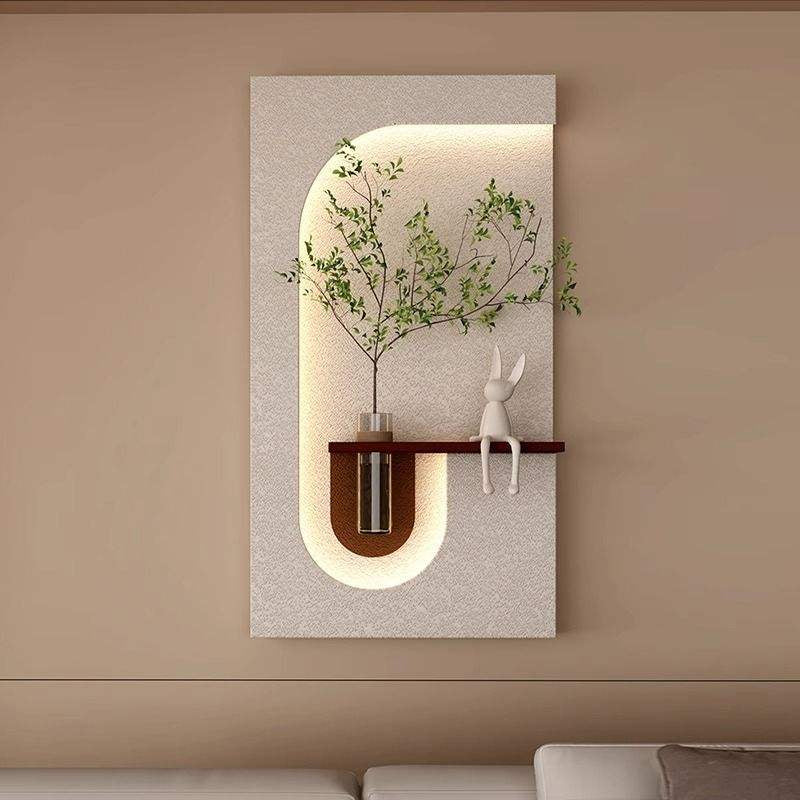 Spiral Sprout LED Backlit Wall Flower Shelf - Image 6