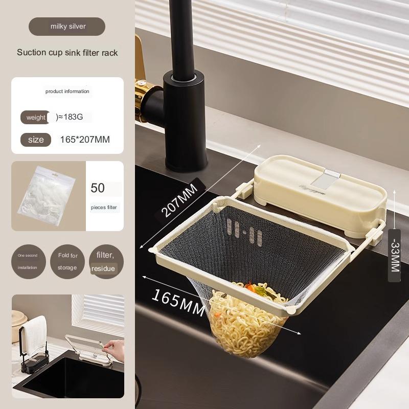 Suction Cup Kitchen Sink Filter Rack - Image 5