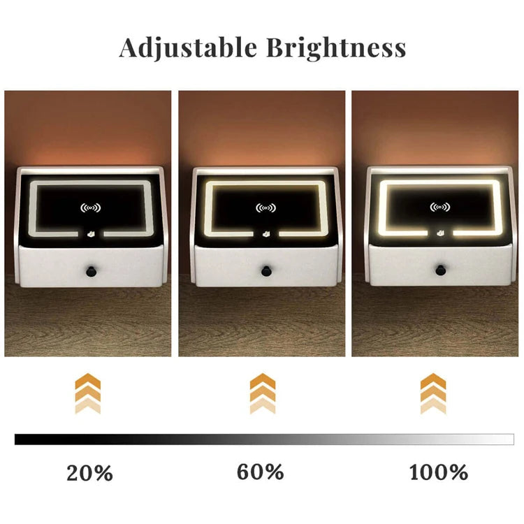 Power Multimedia Hub Wireless Charging Smart Side Table - Image 4