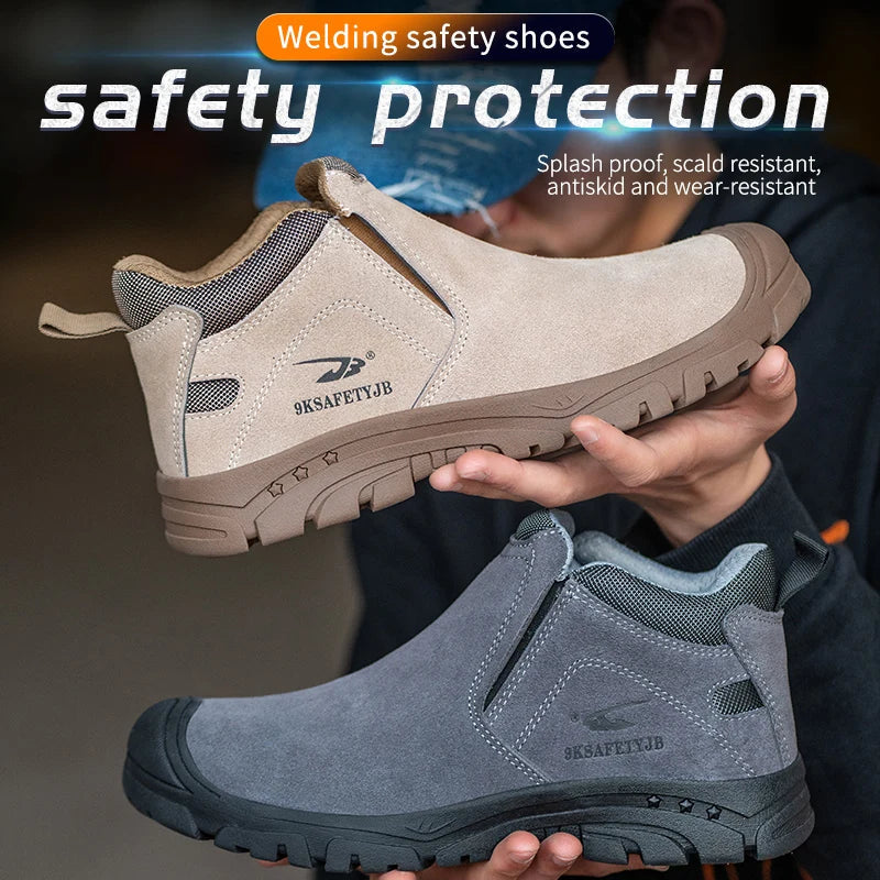 Scald-Proof Insulated Durable Slip-On Indestructible Work Shoes - Image 6