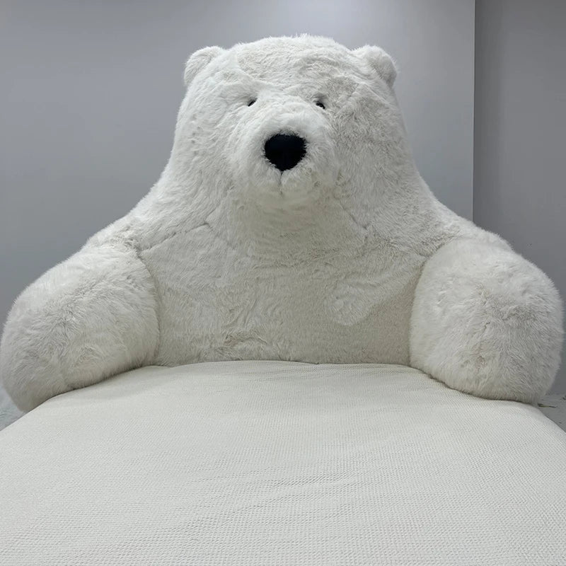 Polar Bear Giant Plush Cozy Bed - Image 1