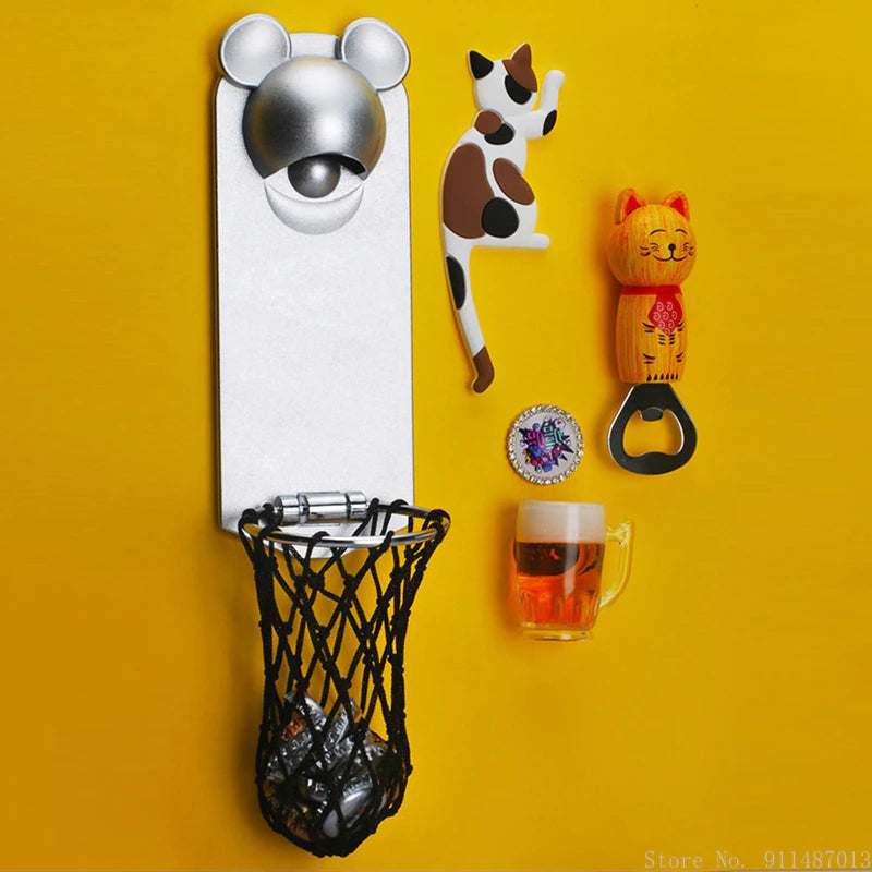 Fridge Magnetic Basketball Bottle Opener - Image 2