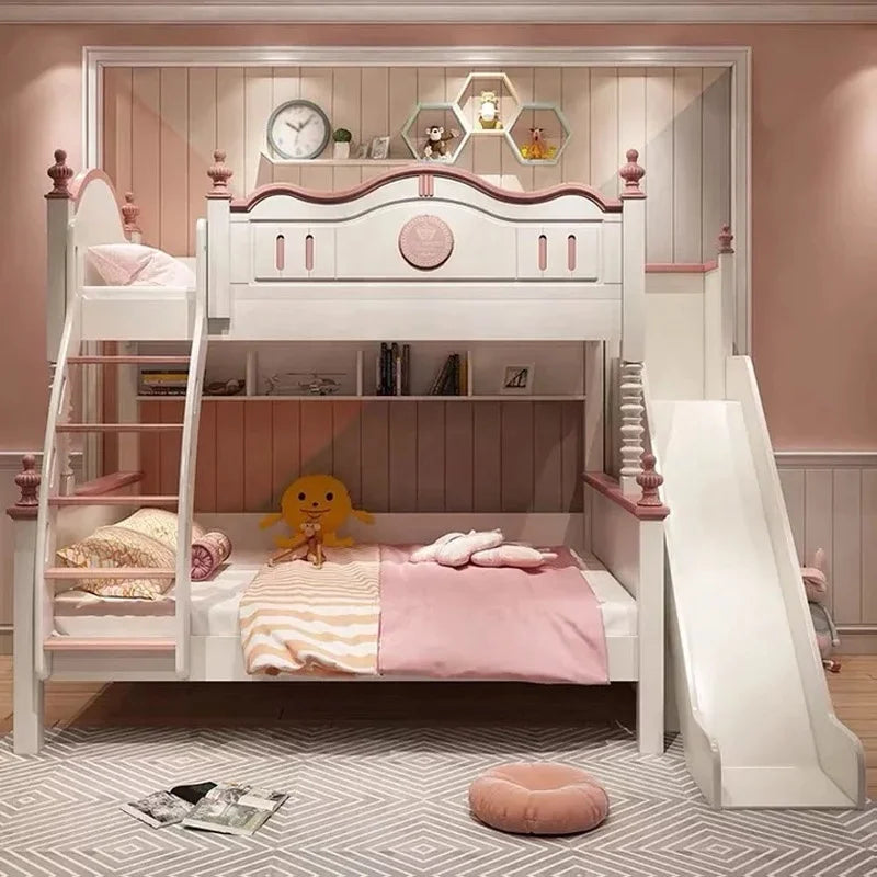 Fairy Tale Princess Castle Kids Bunk Bed - Image 1