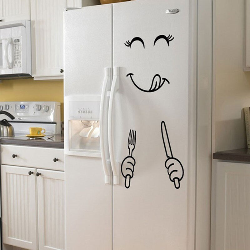 Cute Happy Fridge Decal - Image 5
