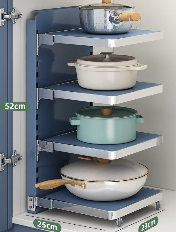 Multi-Layer Smart Sorter Kitchen Storage Rack - Image 7