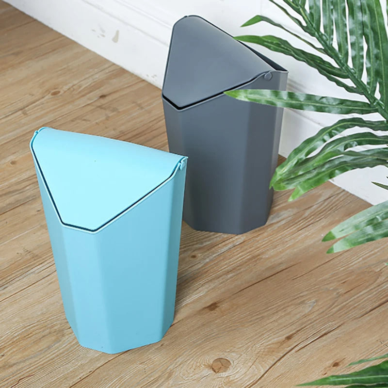 Creative Modern Home Use/Office Desktop Mini Plastic Trash Can - Image 5