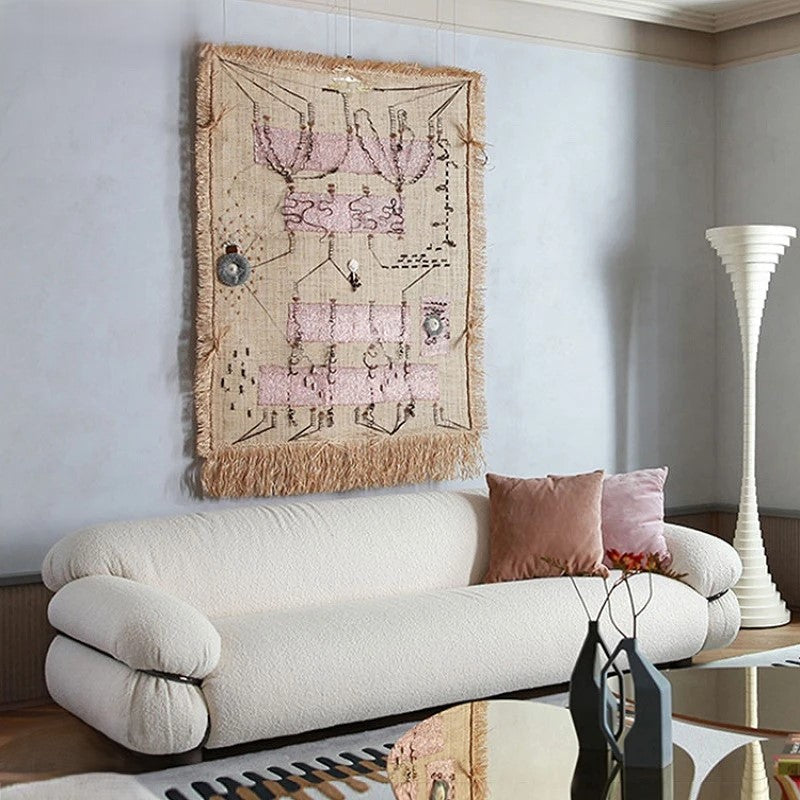 Elegant Cream Sophisticated European Living Room Couch - Image 2