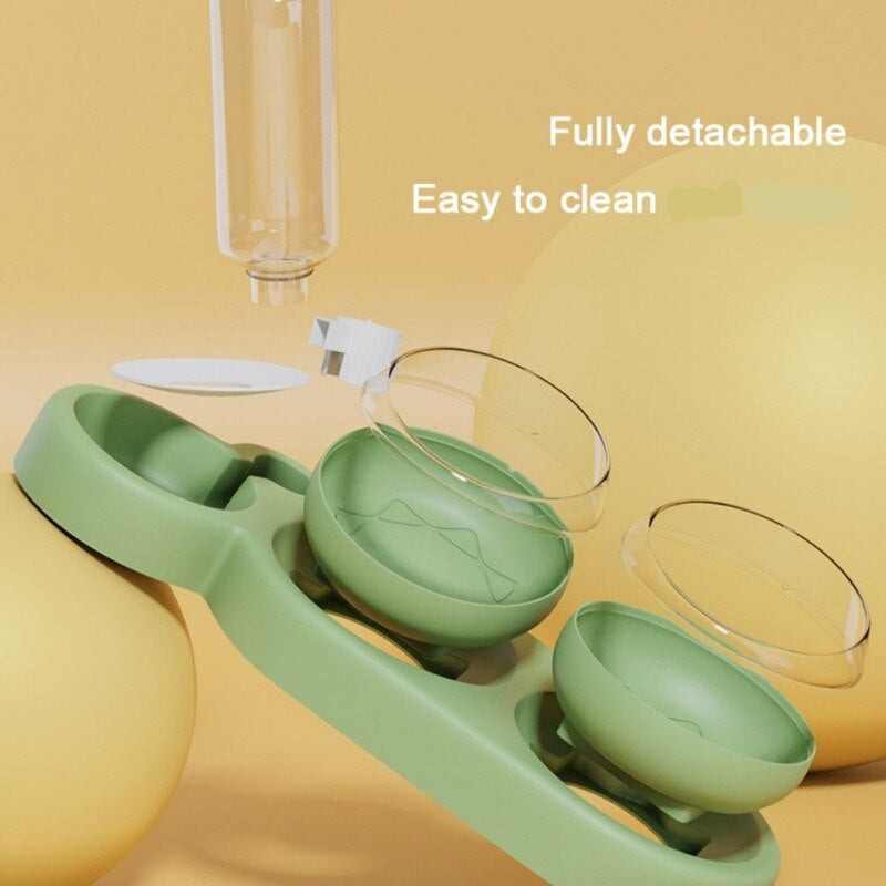 Automatic Cat Feeder Bowl Water Dispenser - Image 3