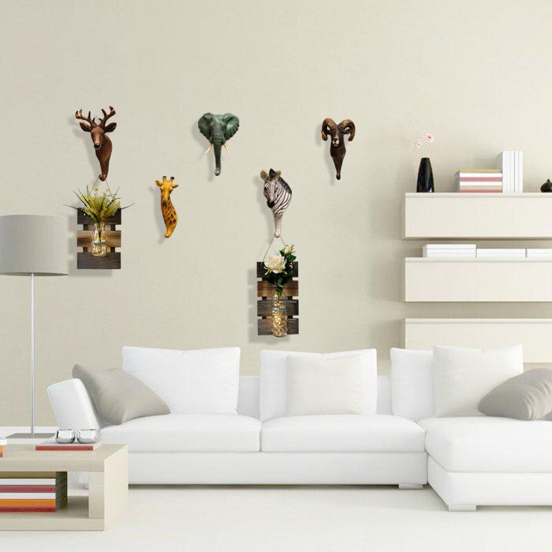 Retore Animal Wall Hanging Coat Hooks - Image 1