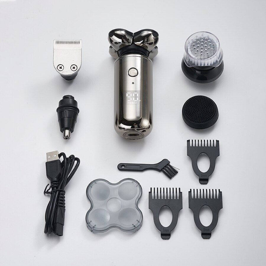5in1 Waterproof Rechargeable Cordless Beard Trimmer - Image 6