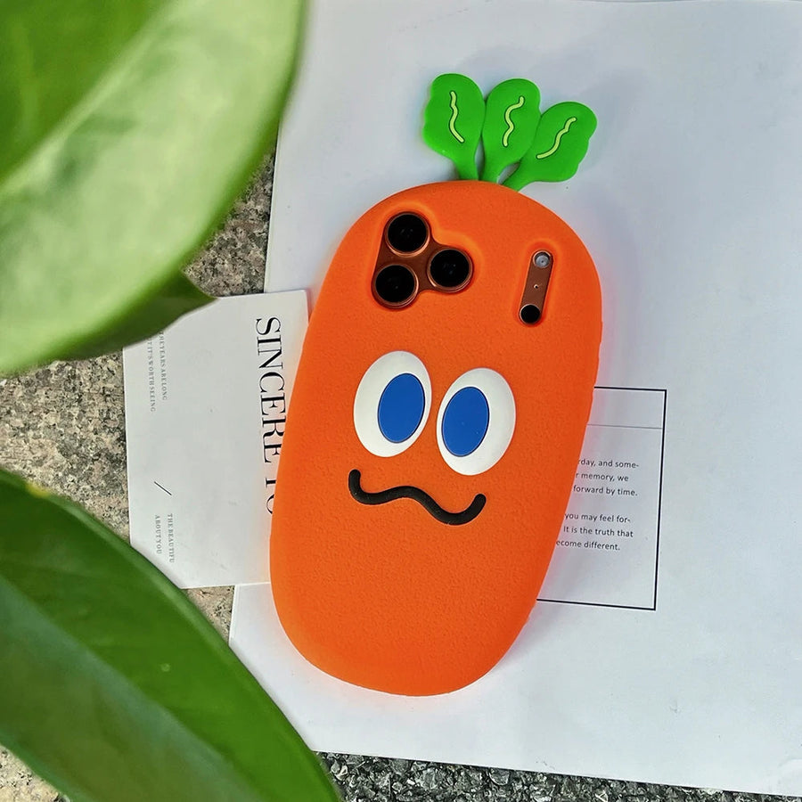 3D Carrot Shockproof iPhone Cases - Image 0