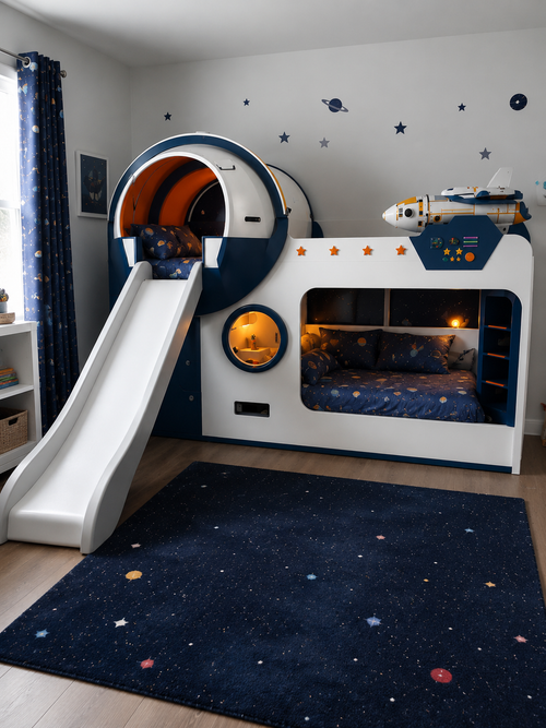 Galaxy Explorer Space Adventure Kids Bunk Bed