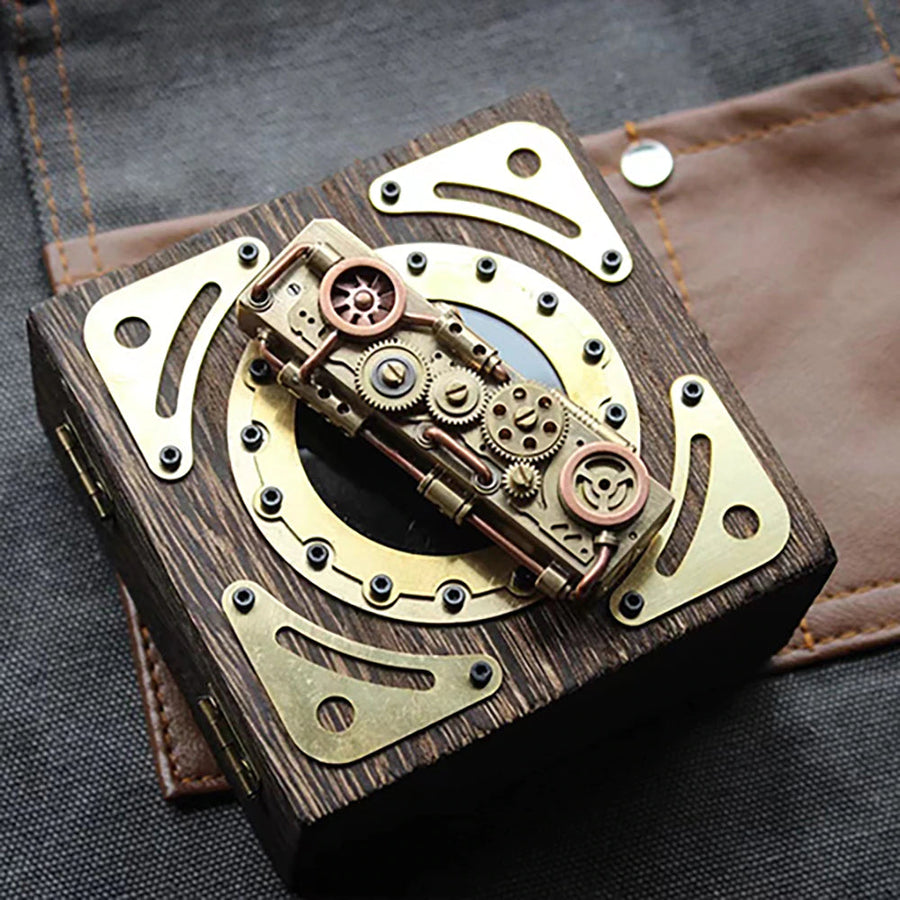 Clockwork Flame Vintage Kerosene Lighter - Image 1