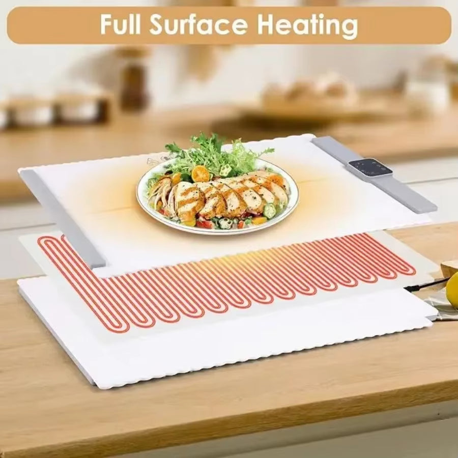 Safe Heat Roll-Up Electric Food Warmer Mat - Image 4