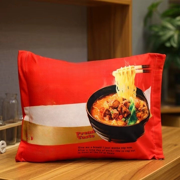 Comfort Food Noodle Snuggle Throw Blanket - Image 2