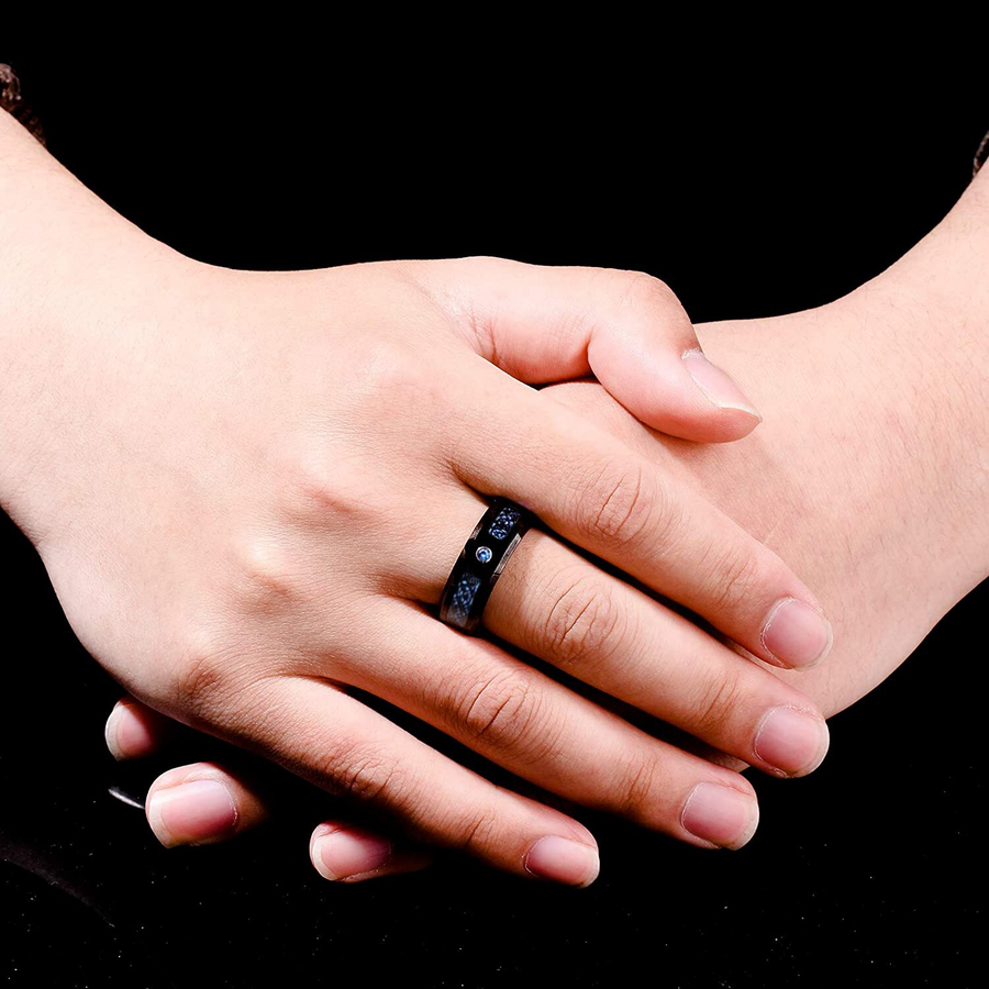 Dragon Tungsten Stainless Steel Ring - Image 2