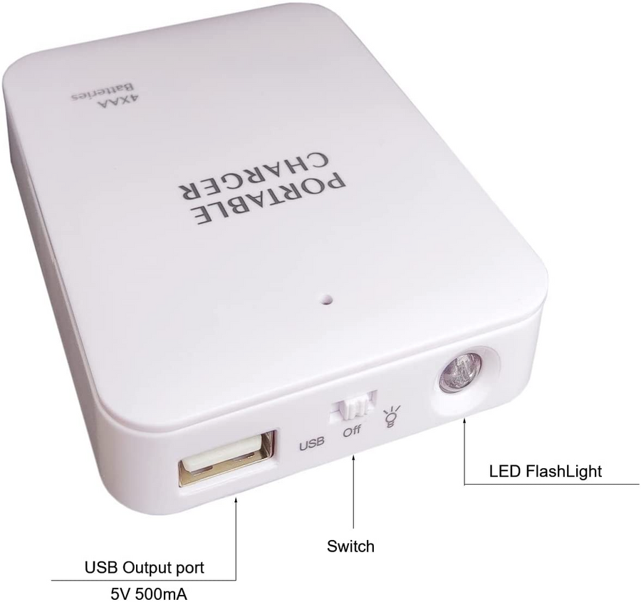 Portable AA Battery Travel Power Bank - Image 3